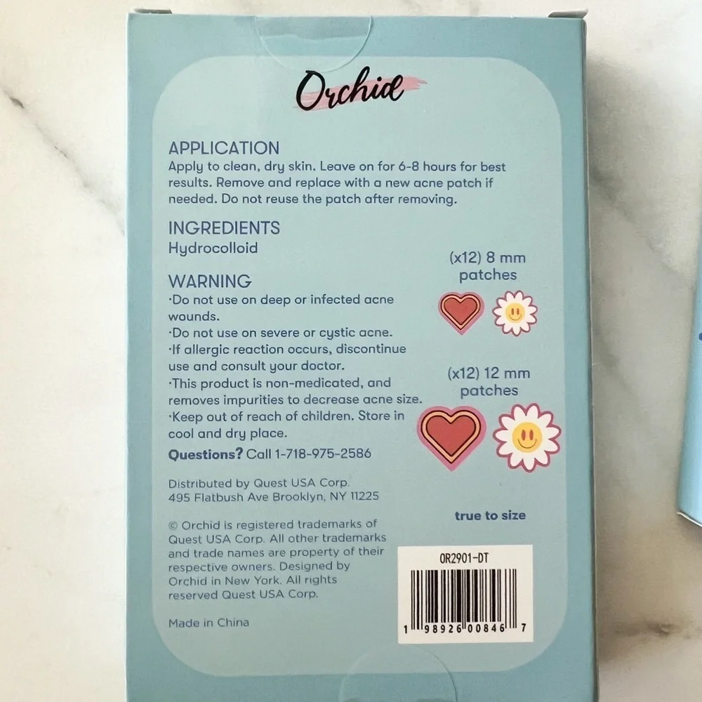 Acne patches new orchid